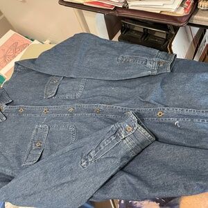 Access Code Long Sleeve Lined Girls Jean Shirt - L 11/12